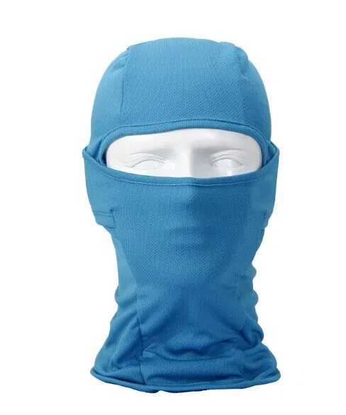 Шапка Зимняя Ветрозащитная Балаклава Лыжная маска для лица мотоциклетная грелка для шеи тактическая Балаклава Капюшон-конечная Тепловая удерживающая отрезка - Цвет: TBE05 Blue