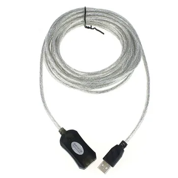 

Reliable USB 2.0 Certified for High Speed Data 5M USB Active Repeater Cable Extension Lead For Computer Plug Extender