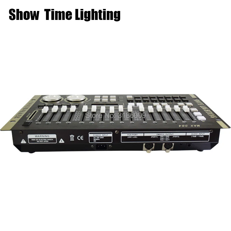 SHOW TIME Max 384 DMX контроллер сценический светильник DMX мастер-консоль для XLR-3 led par луч движущаяся головка DJ светильник сценический светильник