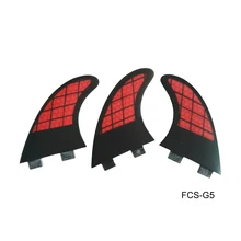 Ebuy360 (three items/lot) FCS G5 Fin Excessive-grade Honeycomb Fiberglass Surfboard Browsing Fins Surf Fin 2016 Pink and Black