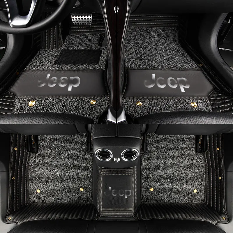 Custom fit car floor mats for Dodge logo journey JCUV Caliber 3Dcar