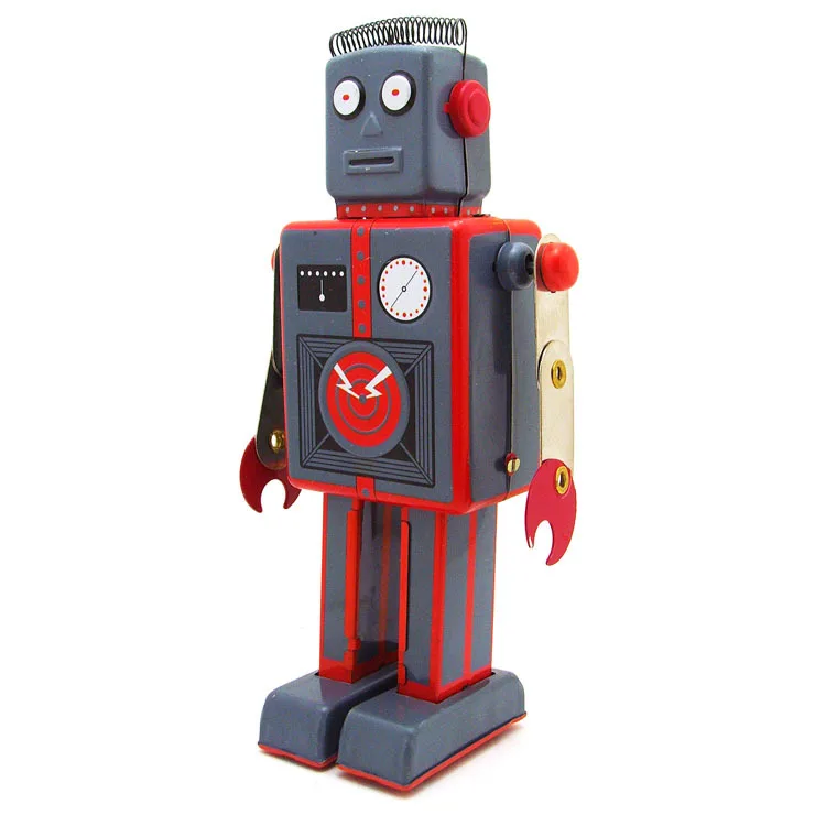 コレクタブルアンティークぜんまいばねブリキのおもちゃ 風アップおもちゃロボット鉄金属モデルホームデコレーションクラフトms384機械式ロボット Tin Toys Tin Tin Toysclockwork Toy Aliexpress