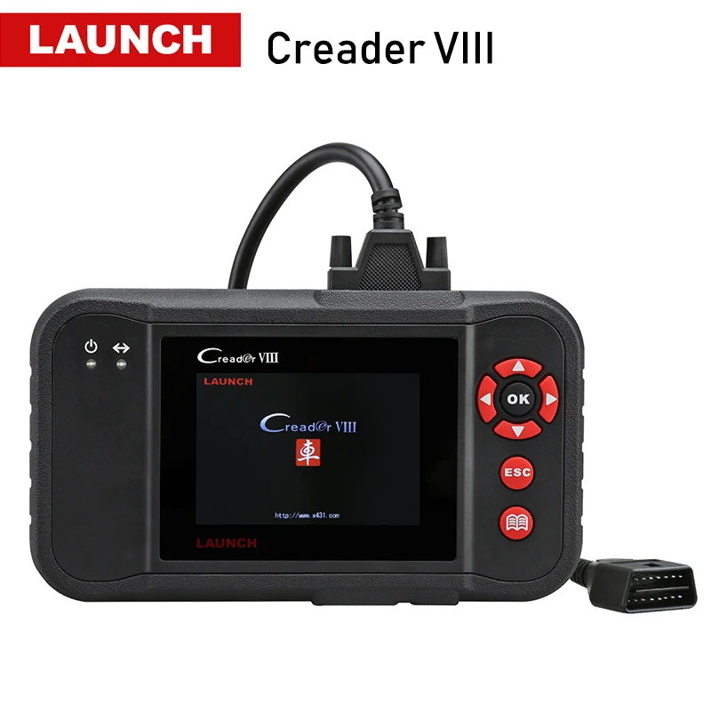 

LAUNCH Creader VIII Auto Car Scan Code Reader Support 4 Systems Engine,Transmission,ABS,Airbag Life Time Free Update