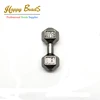 10pcs/lot 8*20mm Black Barbell Dumbbell Spacer Beads Charms fit Diy Beaded Fitness Bracelets Making (w03523) ► Photo 2/2