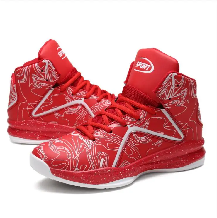 

2019 Brand Basketball Shoes for Men High Top Sports Shoes Sneakers Male Ankle Boots Basket Homme Chaussure Homme Plus Size 39-46