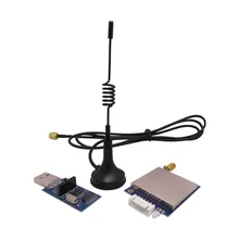 4sets/lot 3km 500mW TTL/RS232/RS485 port RF wireless remote transceiver module kit ( SV651 + sucker antenna +usb bridge board)