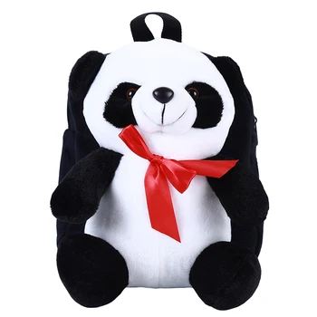 

1pc Cute Plush children's Bag Panda Backpack children's Cartoon Birthday Gift Plush Panda children's Bag