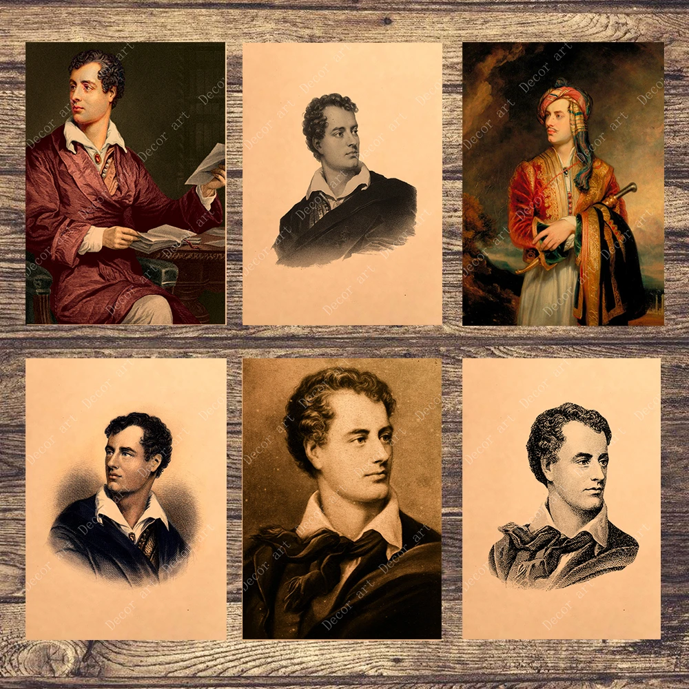 詩人ジョージゴードンバイロンキャンバス塗装ヴィンテージ壁の写真クラフトポスターコーティングされた壁のステッカー家の装飾のギフト Painting Calligraphy Aliexpress 詩人ジョージゴードンバイロンキャンバス塗装ヴィンテージ壁の写真クラフトポスターコーティングされた壁のステッカー家の装飾のギフト Painting Calligraphy Aliexpress