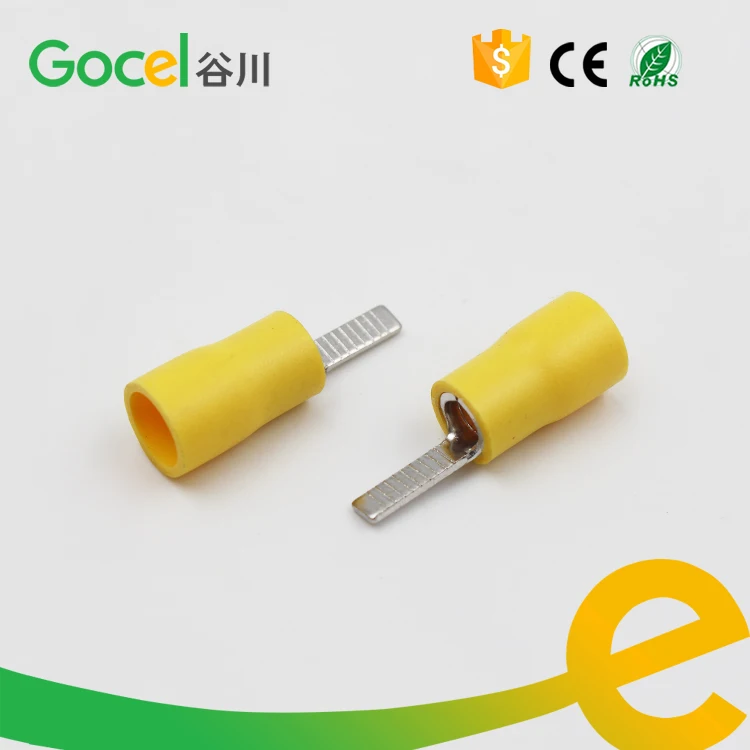 

Yellow DBV5.5-10,DBV55.5-14,DBV5.5-18 Copper Insulated Blade Terminal
