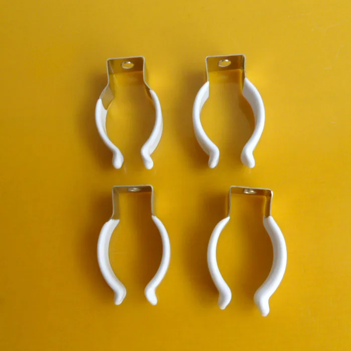 US $300.00 500pcsLot Accessories Plastic Packages T8 Bracket Fixed Card Lamp Metal Clip Spring Clip Buckle