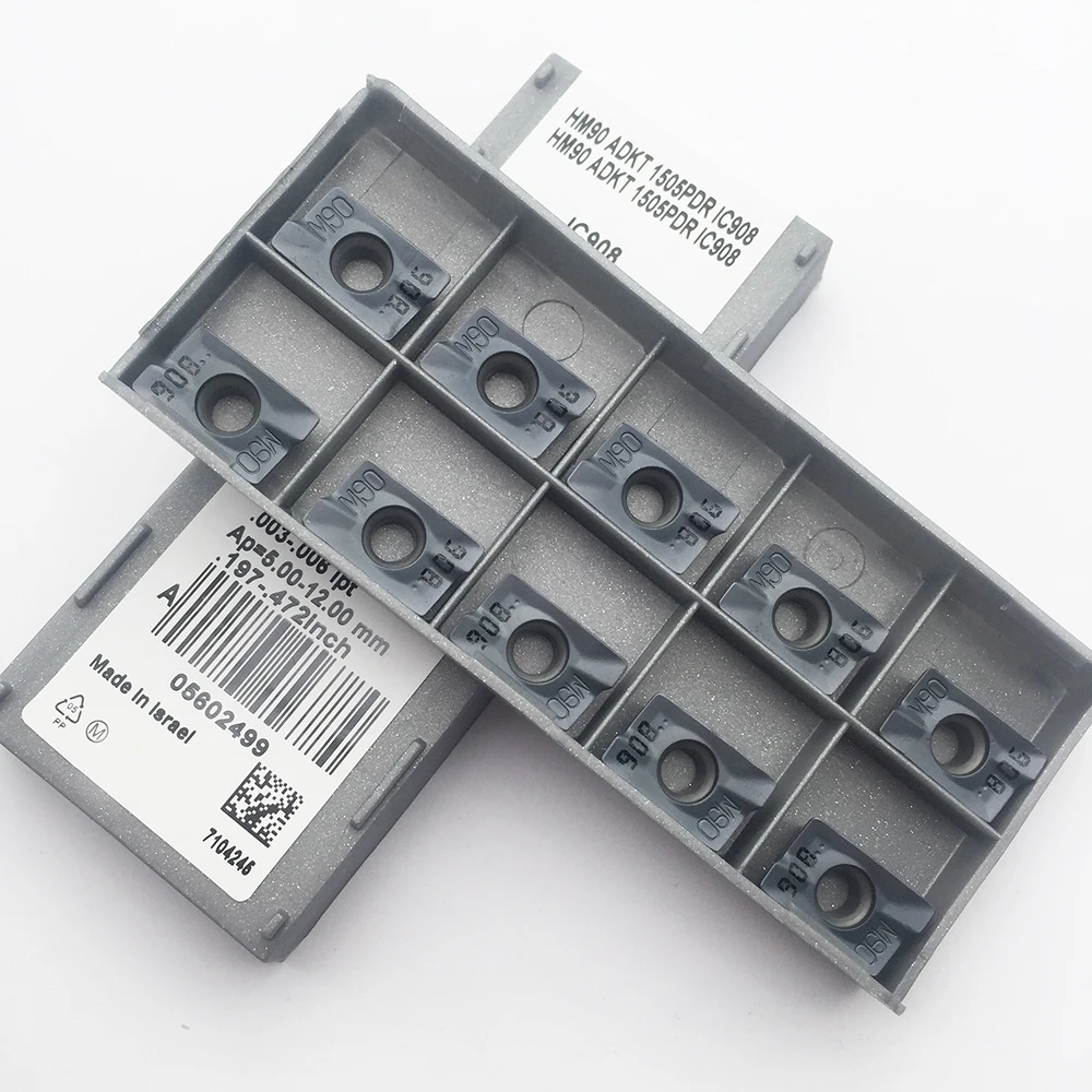 

10pcs high quality sanyinghe HM90 ADKT1505PDR IC908 cnc carbide milling insert blade