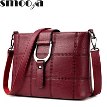 SMOOZA, роскошные женские сумки-мессенджеры, дизайнерская женская сумка,, брендовые кожаные сумки на плечо, сумка-тоут, женская сумка