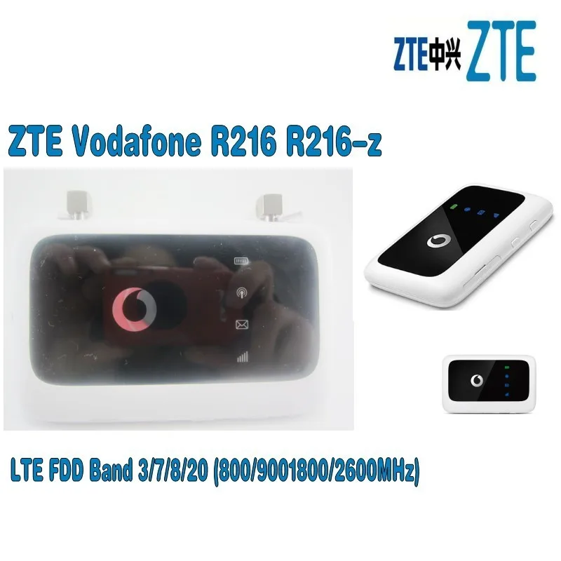 Разблокированный Vodafone R216 R216-z Карманный Wifi роутер плюс пара антенн 4G LTE huawei R216 роутер, PK huawei E5573 huawei R215