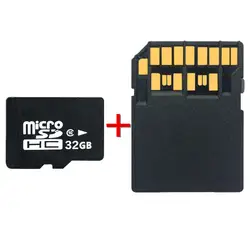 Origina! Карта Micro SD 32 ГБ Class 10 + Высокое Скорость 4,0 TF карты до адаптер SD Card, высокая Скорость 32 г карты SDHC C10