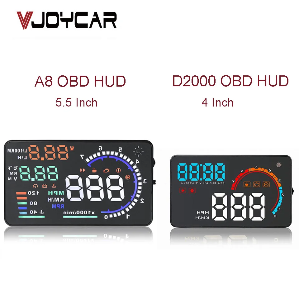5 &quotA8 проектор на лобовое стекло автомобилей HUD Head Up Дисплей и 4&quot D2000 OBD2