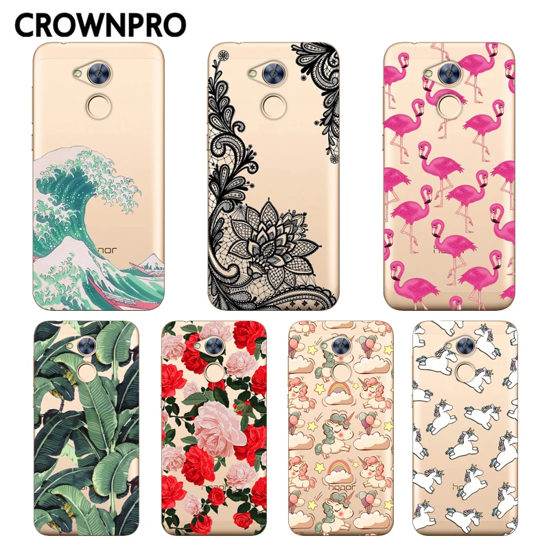 

CROWNPRO Silicone Huawei Honor 6A Case Cover Soft TPU Patterned Painted Back Protective Case FOR Huawei Honor 6A Phone Funda
