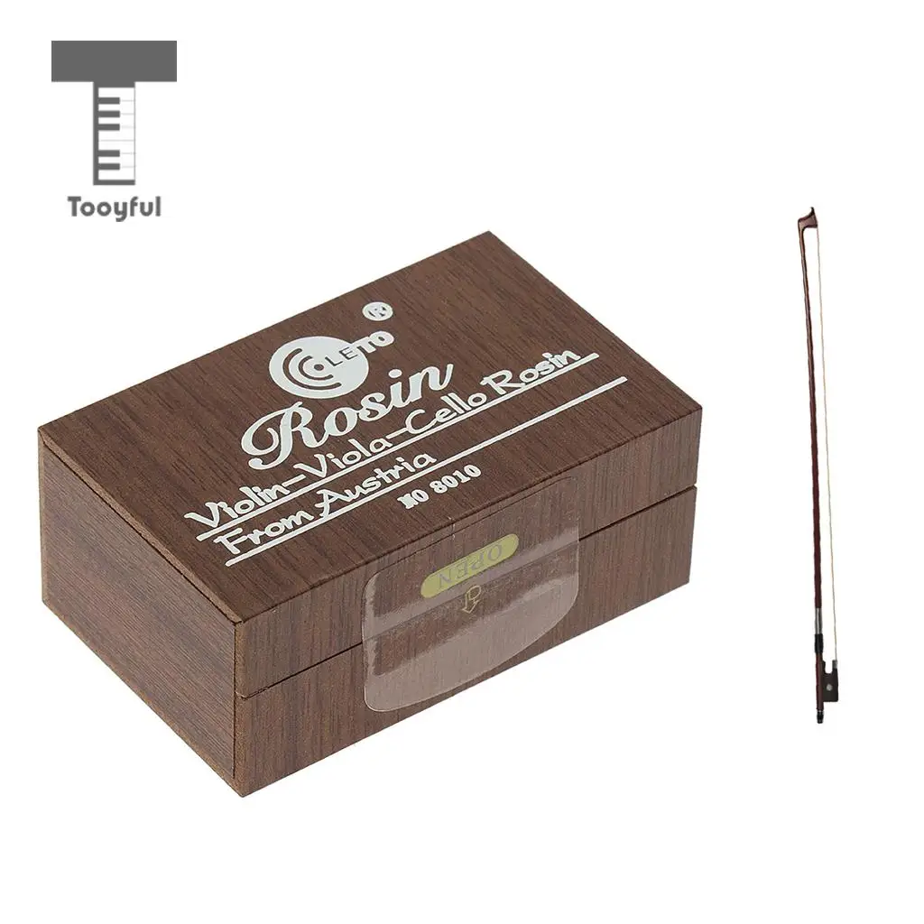 Brazilwood Cello Bow Horsehair 4/4 Size + Violin Fiddle Cello Erhu Rosin