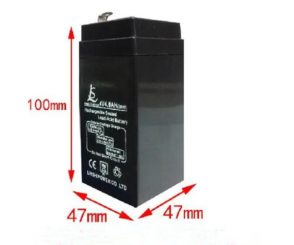 Storage Batteries 4V 4AH rechargeable lead acid battery storage battery small toy car battery
