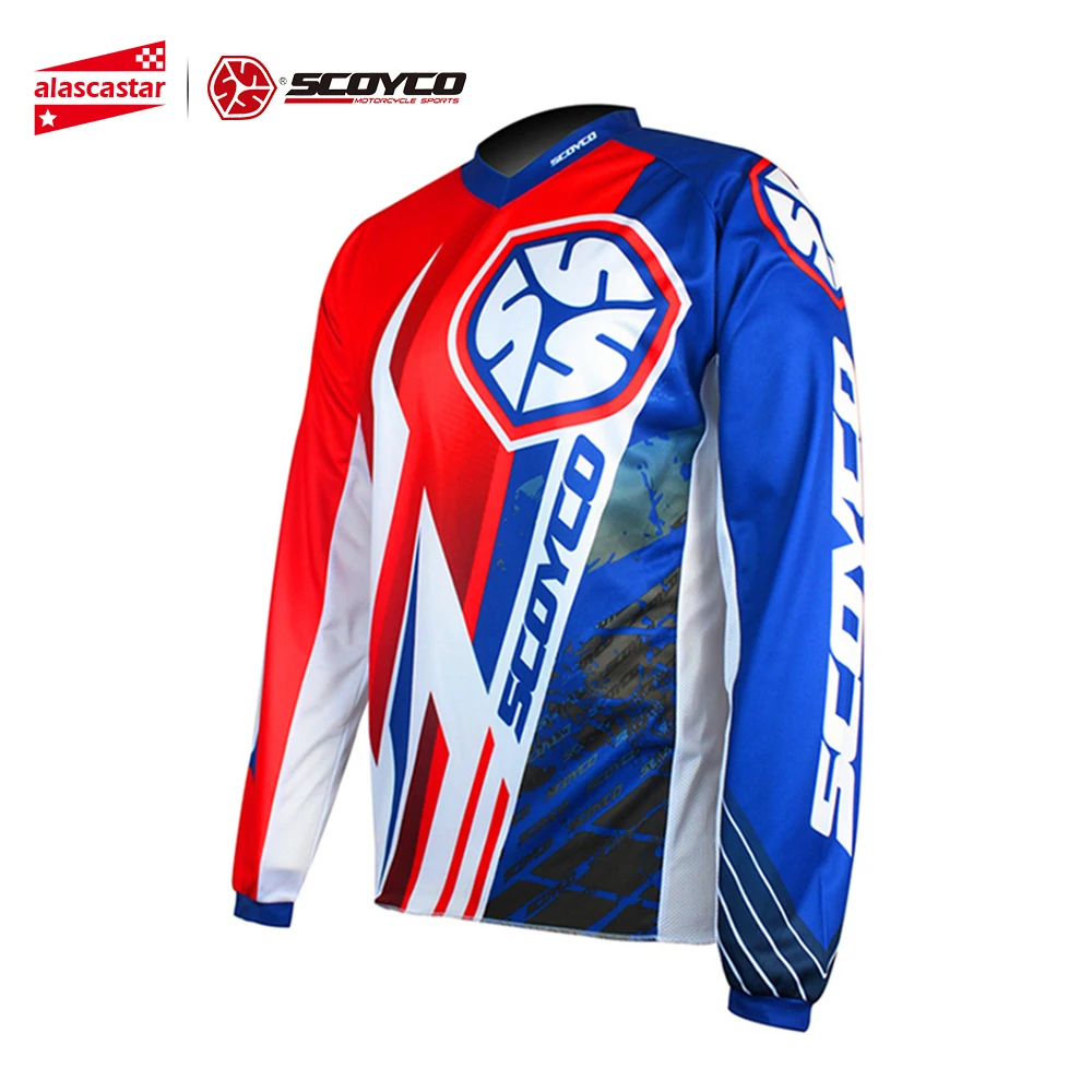 

SCOYCO Professional Motocross Off-Road Racing Jersey Motorcycle Dirt Bike MTB DH MX Long Sleeve T-Shirt Breathable Clothing