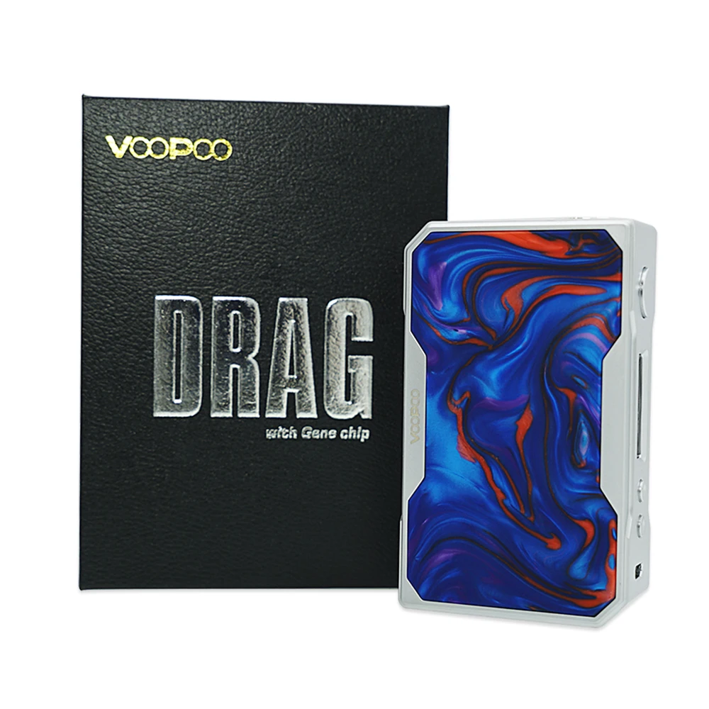 VOOPOO DRAG 2 177 Вт TC коробка мод электронная сигарета и Drag 157 Вт коробка мод Vape с US GENE chip TC смола коробка мод