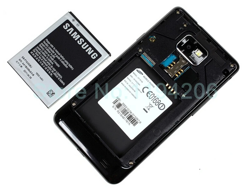 I9100 разблокированный samsung Galaxy S2 I9100 gps 16 Гб rom 8MP 4,3 дюймов ''сенсорный экран Восстановленный смартфон