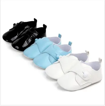 

New Baby Shoes Infants Solid First Walker Girls PU Shoes