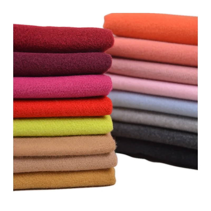 

Autumn Cashmere Woolen Double-sided Sanding Solid Wool Fabric Clothing Coat Fabrics