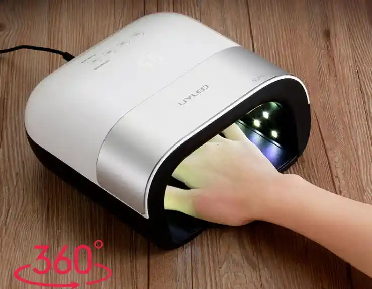 REFURBISHHOUSE Sun3 Secador De U?as Smart 2.0 48W Uv Led L/ámpara U?a Con Temporizador Memoria Invisible Pantalla Digital M/áquina De Secado De U?as Sensor Y Curado De Doble Velocidad Ue Enchufe