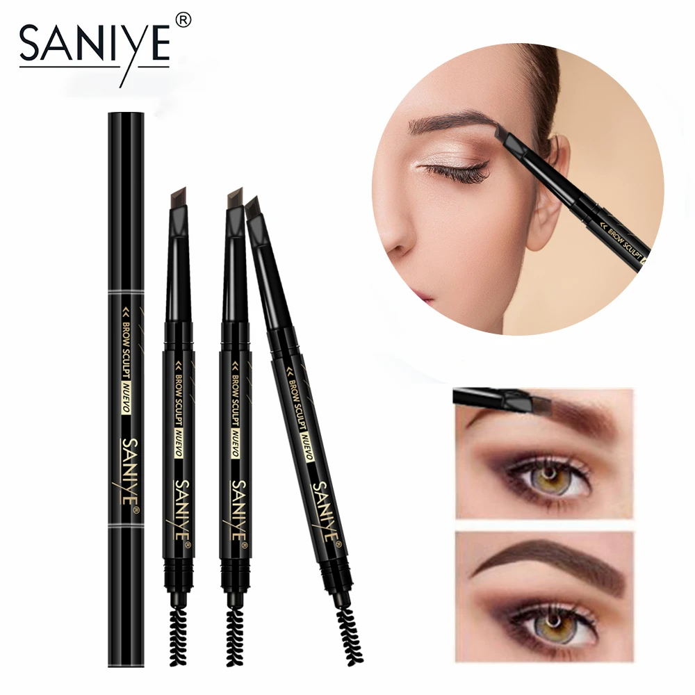 

SANIYE 6 Color Eyebrow Enhancer Eyes Make Up Tools Cosmetics Natural Long Lasting Paint Waterproof Black Eyebrow Pencil M311