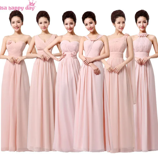 6 Styles Formal Chiffon Illusion Neckline Bridesmaid Bridemaids 6 Styles Formal Chiffon Illusion Neckline Bridesmaid Bridemaids Dress Dresses New Fashion 2018 Under 100 Y
