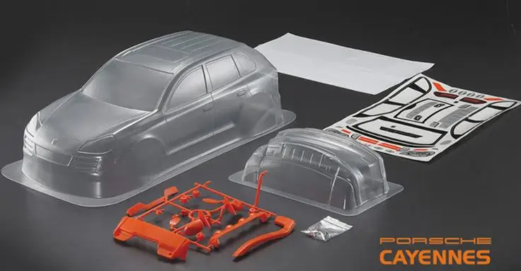 1/10 RC автомобиль прозрачный корпус 190 мм pPorsche Cayenne On Road Drift YokomoTouring Tamiya HPI Kyosho HSP Redcat FS