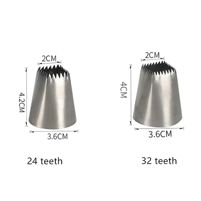 Большой размер, квадратная обледенение, кондитерские насадки, насадки для украшения тортов, крема, обледенение, Кондитерские насадки, формы для тортов, инструменты