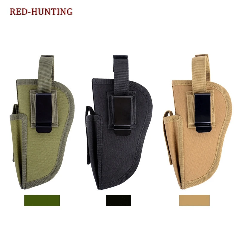 

Hunting Pistol Hand Gun Holster tactical EDC Right Left Interchangeable Waist Gun Holster Gun Accessories