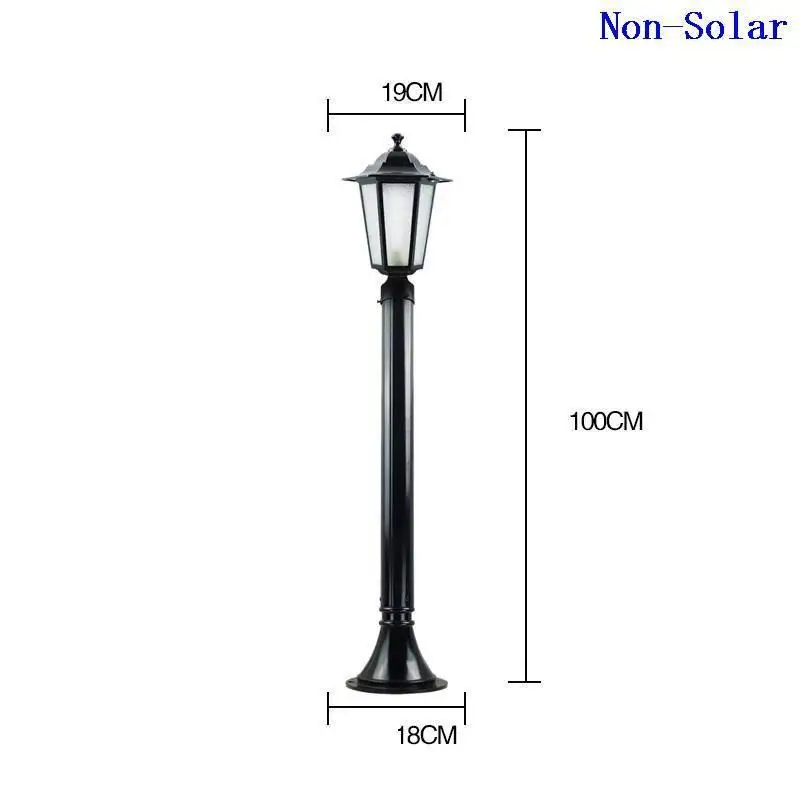 Jalan Sokak Lamba Lampadaire Solaire De Рю Iluminador Жардин Ogrodowe светильник Uliczna Lampione внедорожный уличный светильник - Испускаемый цвет: Version B