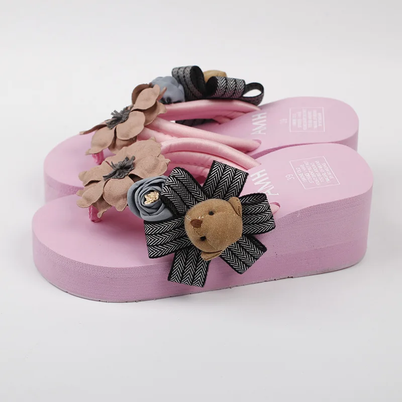 Female Summer Fashion Korean Most Comfortable Womens Slippers Flip Flops Shoes Discount Online 6cm78