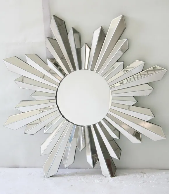 MR 2D0161 sun round wall mirror decorativein Decorative Mirrors from