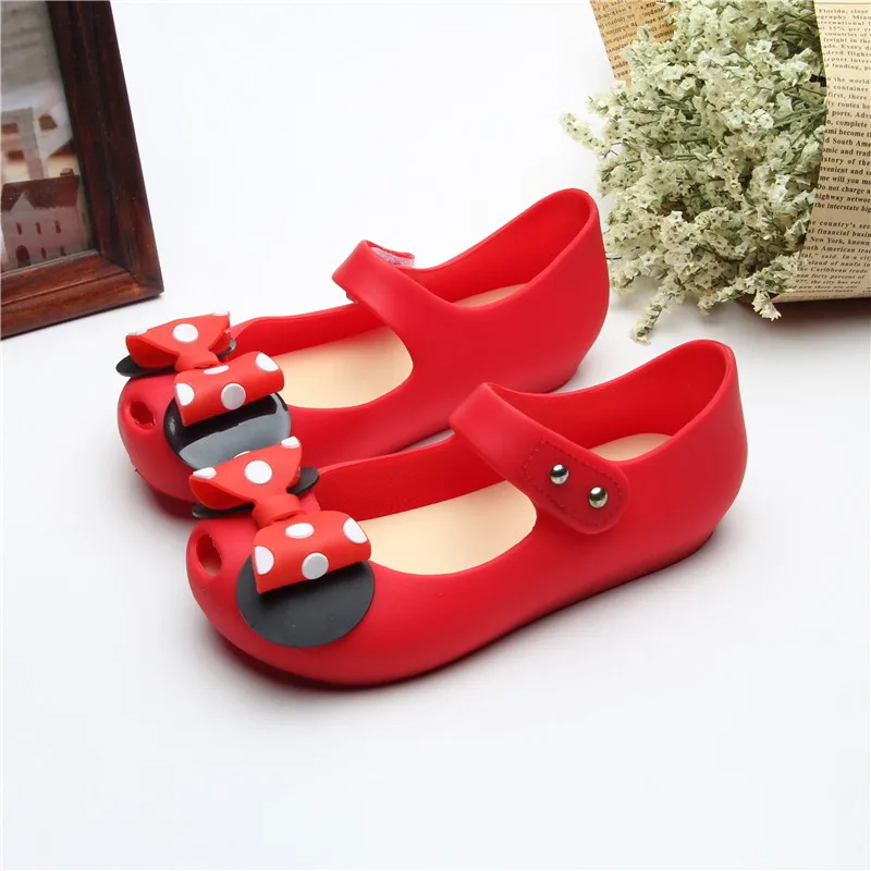 2018 Melissa Mickey Minnie силиконовая обувь для мальчиков и девочек мягкие комфортные