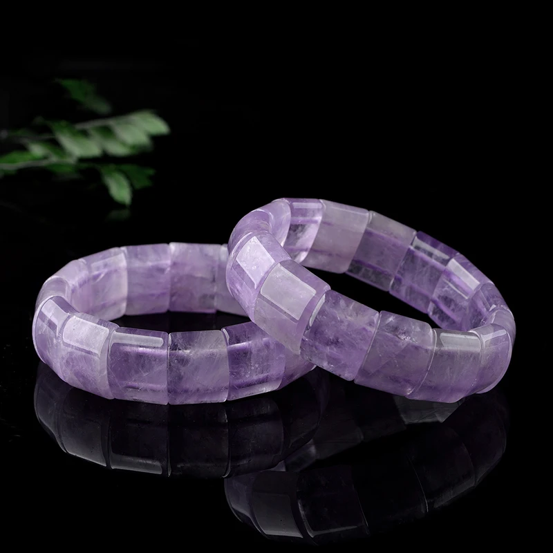 

Lavender Bracelet Hand Row Female Bracelet Crystal Jewelry Gift