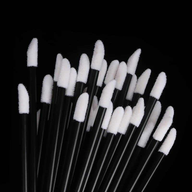 1000PcsBlackDisposableLipBrushesMakeupBrushesLipstickGloss