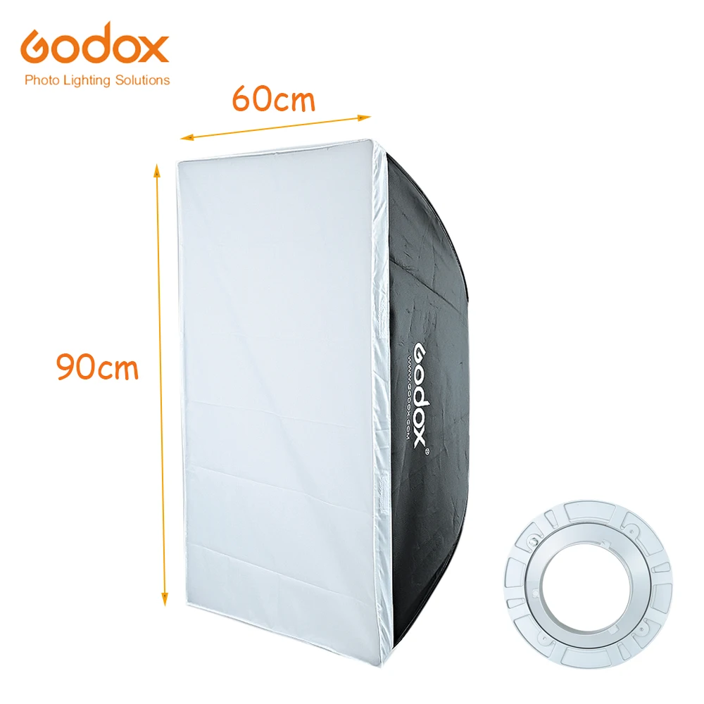 Софтбокс Godox студисветильник ный софтбокс 24x35 60x90 см с креплением Bowens|light box sale|light