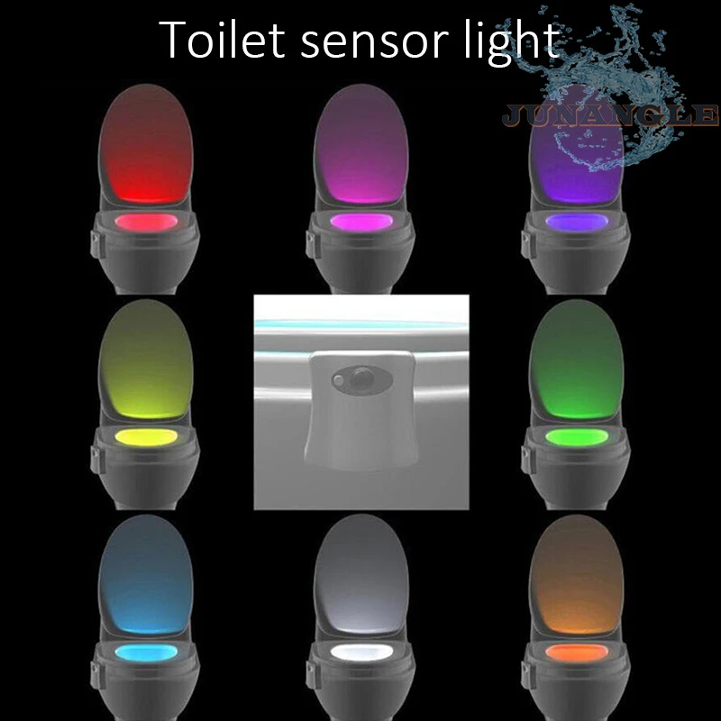 

Automatic Seat Sensor Light LED Bathroom Accessories Toilet Sensor Light Toilet Seat Lighting Toilet Lamp Home Dog Collar