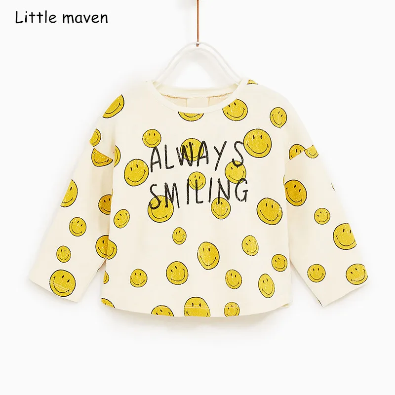 Little maven/детская брендовая одежда для маленьких девочек 2018 г. новая осенняя