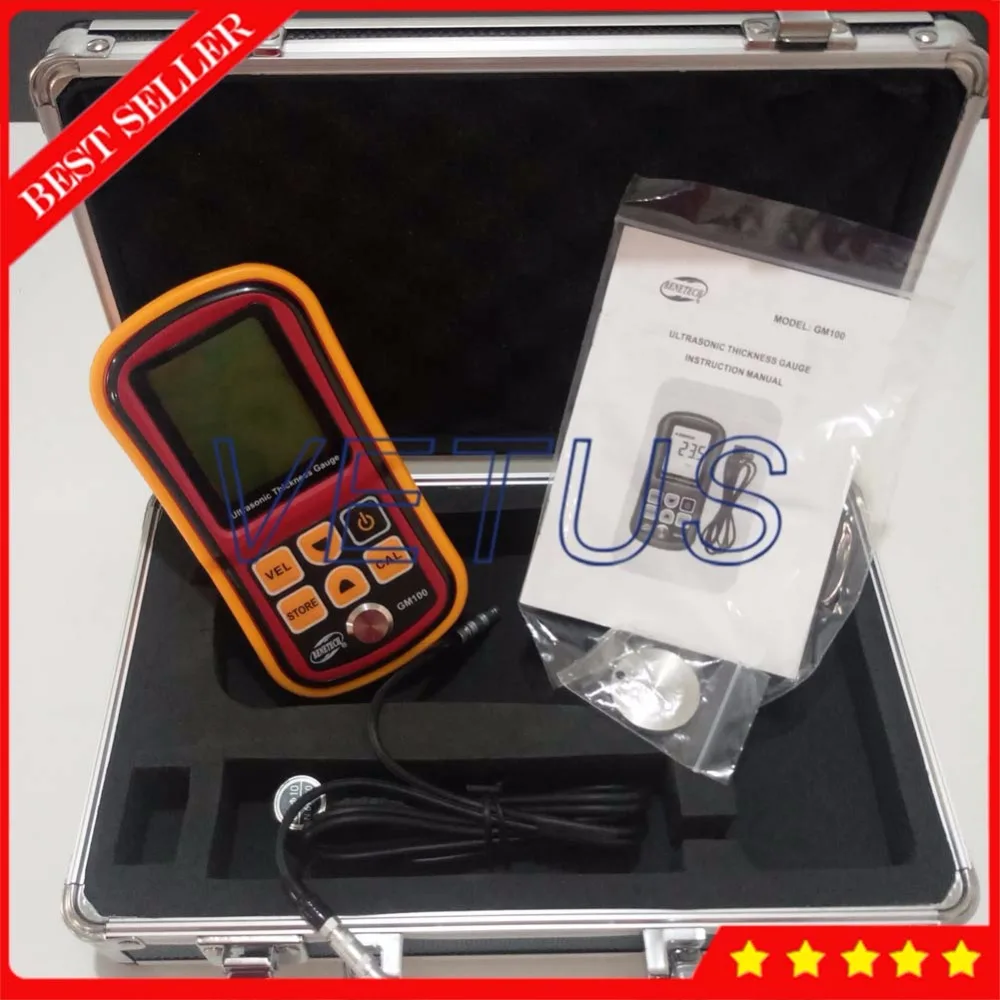 

GM100 1.2~220mm (Steel) Ultrasonic Thickness Gauge with high accuracy