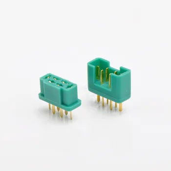 

1 pair 6 Pin MPX male & female connector plug Gold Plating Terminal for rc Lipo battery