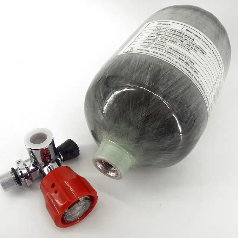 AC52011 2L CE 4500Psi M18 * 1,5 Пейнтбол/PCP бак углеродного волокна/страйкбол цилиндр для Pcp пневматической винтовки/ВВС Кондор с клапаном - изображение