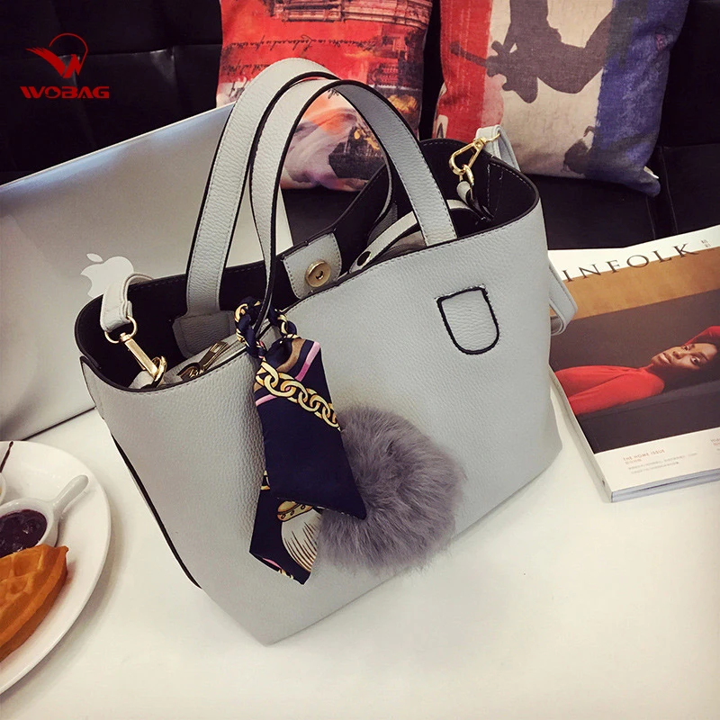 

Soft PU Leather Women Handbag Two Pieces Female Shoulder Bag Girls Messenger bag Casual Women Burgundy/Black Bag New Fashion