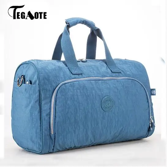 

TEGAOTE 2017 Nylon Waterproof Large Capacity Travel Bags Women Travel Duffle Bags Solid Casual Tote Bolsas Travel Luggage 280