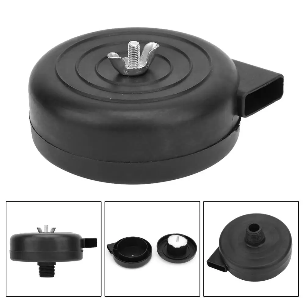 

Black 1/2" PT 20mm Thread Inlet Plastic Filter Silencer for Air Compressor Intake Filter Noise Muffler Silencer