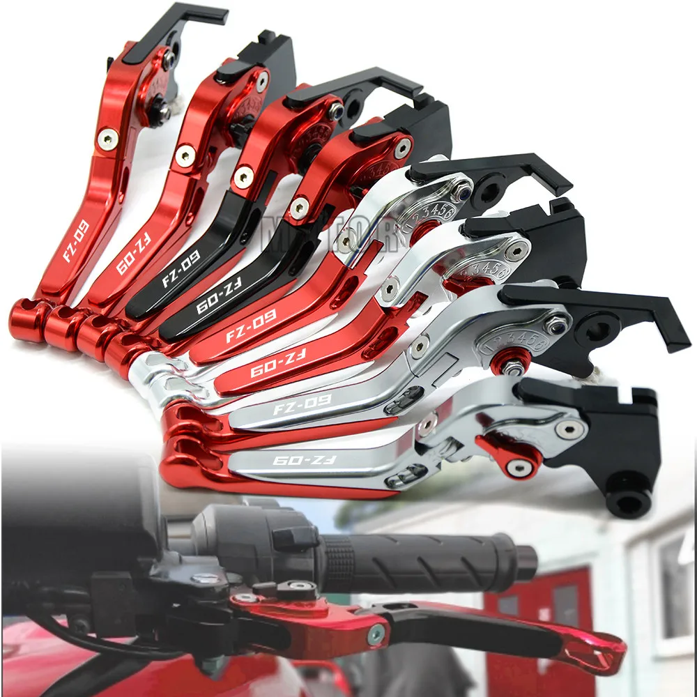 

For Yamaha FZ-09/MT-09/SR 2014-2016 2015 CNC Motorcycle Adjustable Folding Extendable Brake Clutch Levers FZ09 MT09 FZ MT 09