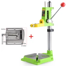 Лучшие электрические дрели Универсальный держатель Стенд стенты электрические инструменты 90 угол регулируемый Железный база+ 2," тиски плоские плоскогубцы для DIY